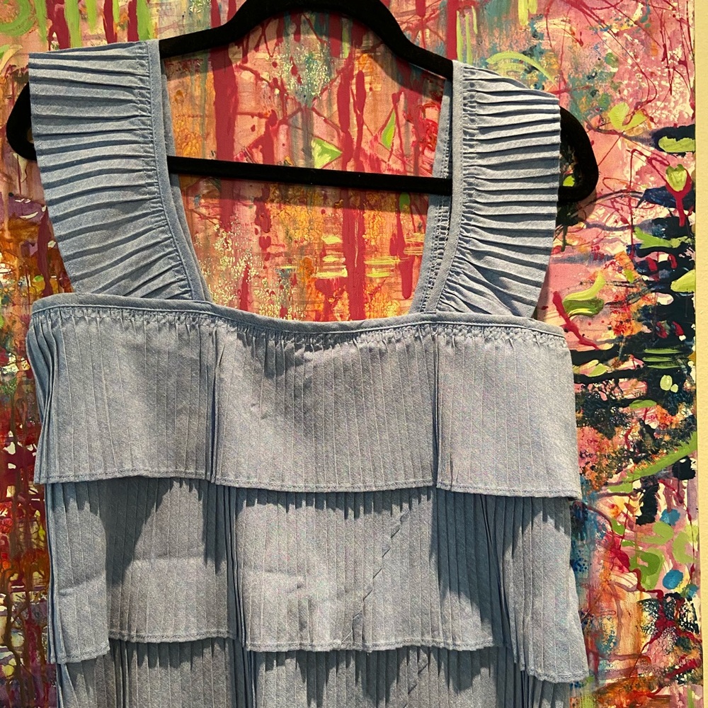 Jcrew ruffled top